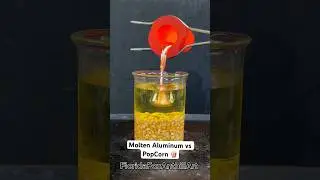 Molten Aluminum vs PopCorn 🍿 