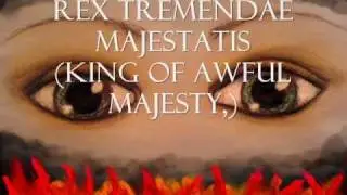 5.Mozart's Requiem - Rex tremendae (lyrics + translation)