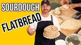 Sourdough Flatbread | A Complete 18-Minute Guide