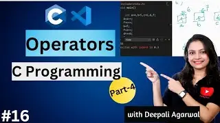 Unary & Ternary Operators in C | Operators in C Programming Part-4 | C Programming Tutorial #16