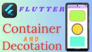 Container decoration in flutter || part 10 flutter || Flutter container decoration |Container