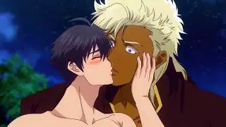 YAOI anime couple hot moments / kiss compilation