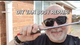 DIY VAN BODY REPAIR / Read the instructions 🤣 / not a how to but how i do 👍