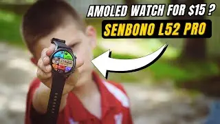 This Amoled watch is cheaper than Organic Hamburger I Senbono L52 Pro Unboxing I Review I Only $15