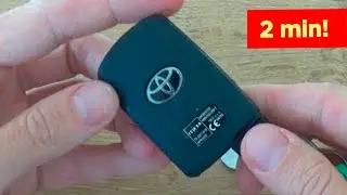 How to Toyota Key Fob Remote Keyless Battery Change/Replace