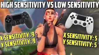 High vs Low Sensitivity for Controller Fortnite - Which Is Better? (PS4/XBOX Console Tips)