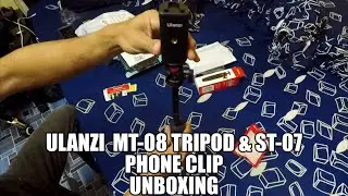 Ulanzi  MT-08 Tripod & ST-07 Phone Clip Unboxing