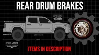 How to Replace Rear Drum Brakes Toyota Tacoma 2005-2023