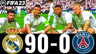 FIFA 23 - MESSI, RONALDO, MBAPPE, NEYMAR, ALL STARS - REAL MADRID 90-0   PSG - UCL FINAL