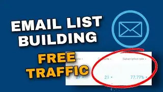 How to build an email list fast and for free (email list building strategy)