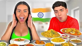 Trying INDIAN FOOD for the FIRST TIME!