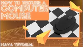 Computer Mouse Maya Texturing Tutorial