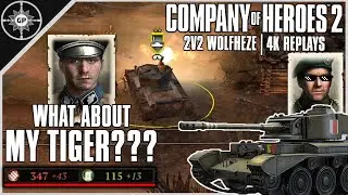 No Supply, No Resources, No Chance? | 2v2 Wolfheze | 4K CoH2 Casts #36