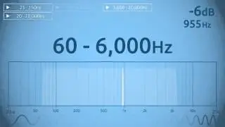 60 - 6,000 Hz Audio Sweep