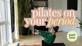 20 Min Pilates Routine To Reduce Period Symptoms like Cramping, Bloating, and Improve your Mood