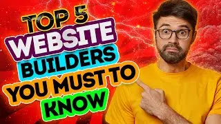 TOP 5 WEBSITE BUILDERS That Every Designer Should To Know in 2022 - How to Make A Website