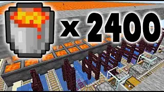 AFK Lava Farm! (2400/hr) | Minecraft