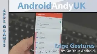 Edge Gestures - iPhone Like Gestures On Your Android Device