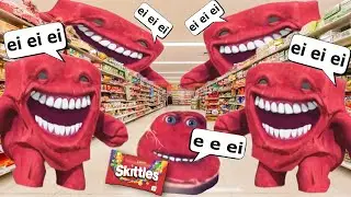 Skittles meme E e ei im on vacation vs Ei ei ei los balonez