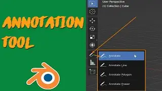 ANNOTATION TOOL - инструмент ЗАМЕТКИ / BLENDER уроки