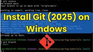 how to install git on windows