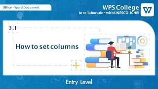 [WPS Office] Word 2.5: How to set columns in WPS document [Tutorial]