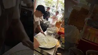 Asian Street food pancakes