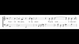 WILLIAM WEBB: Powerful Morpheus, let thy charms PDF SCORE