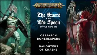 Ossiarch Bonereapers vs Daughters of Khaine | 4th Edition Age of Sigmar Battle Report #games #aos