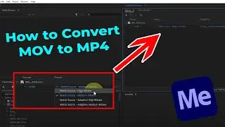 How to Convert MOV to MP4 in Adobe Media Encoder