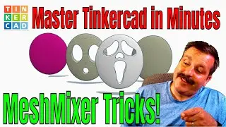 Remove STL File Holes & Smooth with Meshmixer Tinkercad Import steps