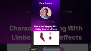 Character rigging with limber in #aftereffects  #shortsyoutube #shorts #tutorials #tutorialyoutube