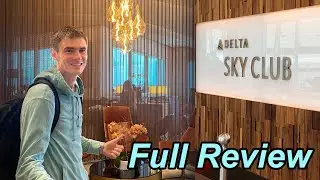 Delta Sky Club LAX, BEST Airline Lounge? (FULL REVIEW)