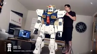 Building the 7FT GUNDAM Ultimate Papercraft