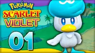 КУАКСЛИ СТАРТОВЫЙ ПОКЕМОН -  Pokemon Scarlet и Violet #1 - Прохождение (ПОКЕМОНЫ НА НИНТЕНДО СВИЧ)