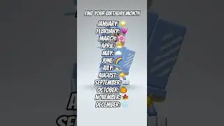 Find Your Birthday Month 🥳✨ #roblox #shorts