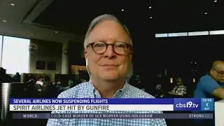 Spirit Airlines jet hit by gunfire