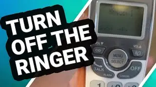 How do I turn off the ringer on a VTech Portable Phone?