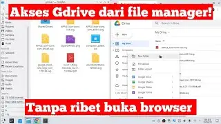 Cara Sinkronisasi Google Drive Ke File Manager Linux Kubuntu