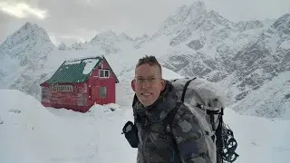 Camping in an Alaskan Survival Cabin