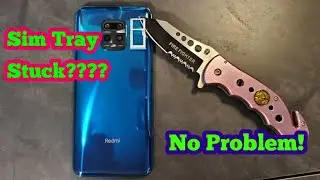 How to Eject A Sim Tray When It Is Stuck Inside of the Device