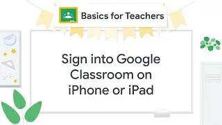 Sign into Google Classroom on iPhone or iPad