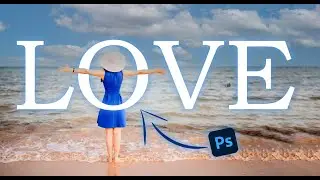 Photo manipulation and Text in Photoshop | Full explanation
