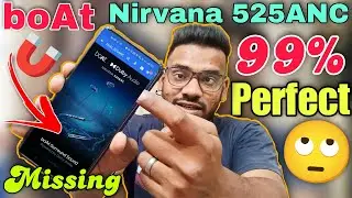 This Boat Nirvana 525ANC Wireless Neckband is 99% Perfect👌But Missing Major Feature😞काश ये भी होता🙁
