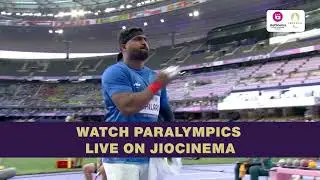 Sachin Khilari Wins Silver in Shot Put F46 | Paralympics Athletic Highlights | JioCinema