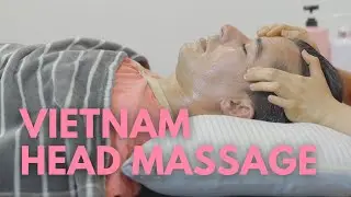 Best Korean Face Massage & Head Massage! Vietnam Barbershop - Seoul