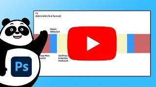 YouTube Banner Dimensions and Export In Photoshop 2024