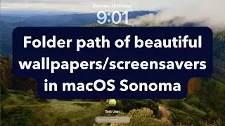 Location of macOS Sonoma's wallpapers or screensavers