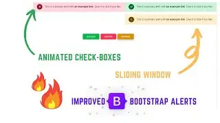 BETTER INTERACTIVE CSS ALERTS. (improving bootstrap alerts)