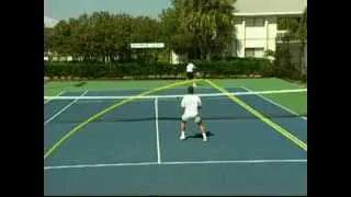 Tennis drills--shot selection and court position tips from Nick Bollettieri